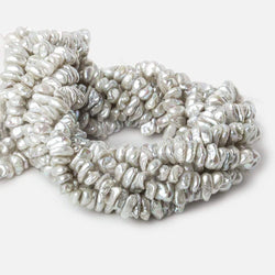 Grey Center Drill Keshi Freshwater Pearl (ONLINE ORDER ONLY)