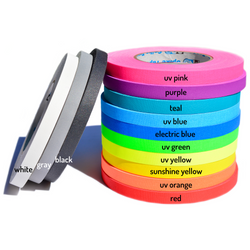 HDPE & Polypro Beginner Hula Hoops with Colored Gaffer Tape - Best Seller (ONLINE ORDER ONLY)