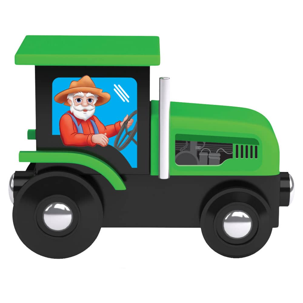 Old MacDonald's Farm - Tractor Wood Toy Train