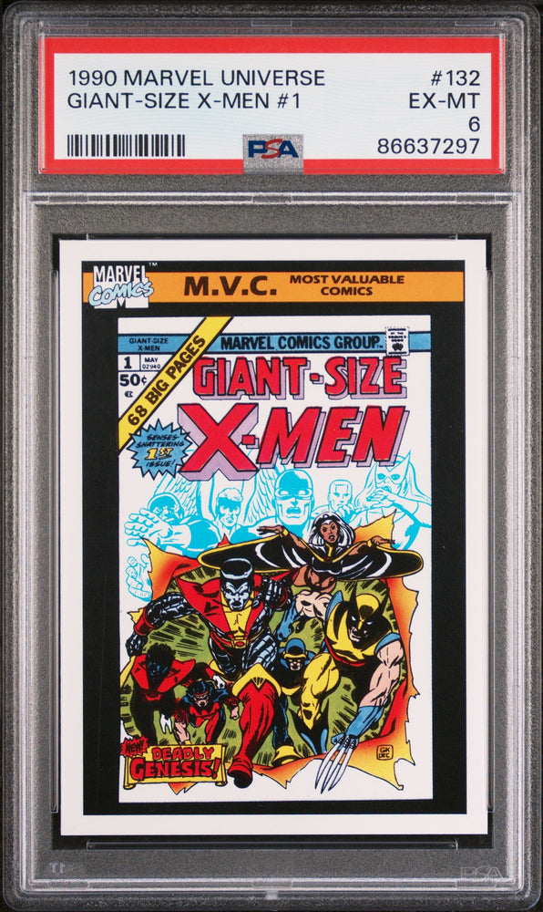 1990 MARVEL UNIVERSE GIANT-SIZE X-MEN #1  #132 - PSA 6 (Online Order Only)