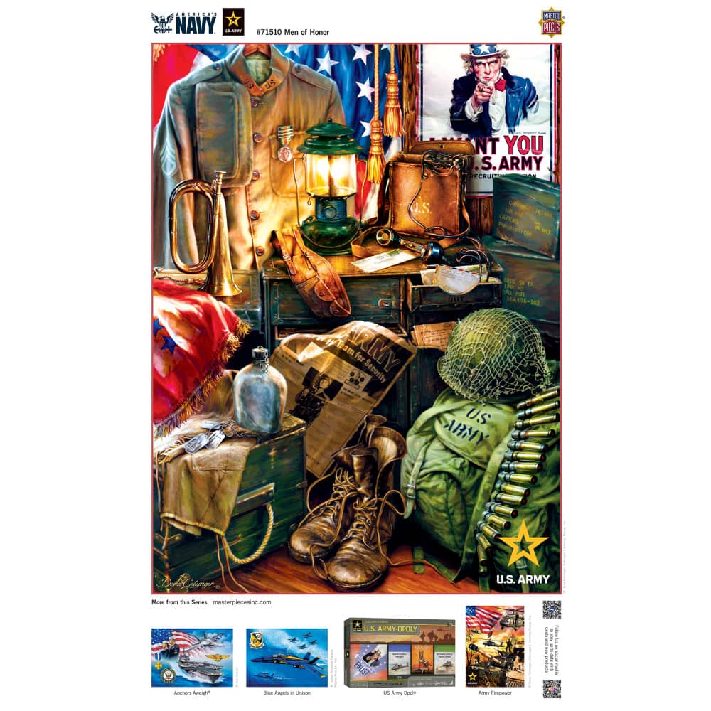 U.S. Army - Men of Honor 1000 Piece Jigsaw Puzzle