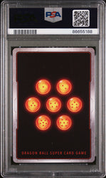 2021 DRAGON BALL SUPER CROSS SPIRITS SSG GOKU, LGNDRY SPRT #P-312 - PSA 10 (Online Order Only)