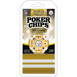 Pittsburgh Steelers 20 Piece Poker Chips (ONLINE ORDER ONLY)