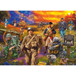 Hometown Heroes - History of the American Soldier 1000 Piece Jigsaw Puzzle