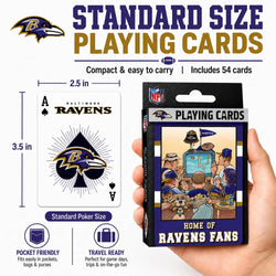 Baltimore Ravens Fan Deck Playing Cards - 54 Card Deck