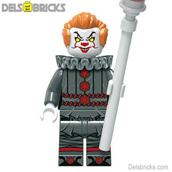 Pennywise Stephen King's IT- New Lego Minifigures Custom Horror Toys (ONLINE ORDER ONLY)