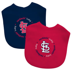St. Louis Cardinals - Baby Bibs 2-Pack - Red & Navy