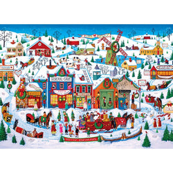 Season's Greetings - Holiday in Harmony Hills 1000 Piece Jigsaw Puzzle