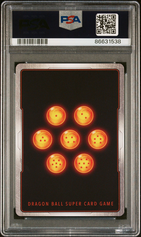 2022 DRAGON BALL SUPER MYTHIC BOOSTER SS4 S.GOKU/BYD.LMTS. #P-262 - PSA 10 (Online Order Only)