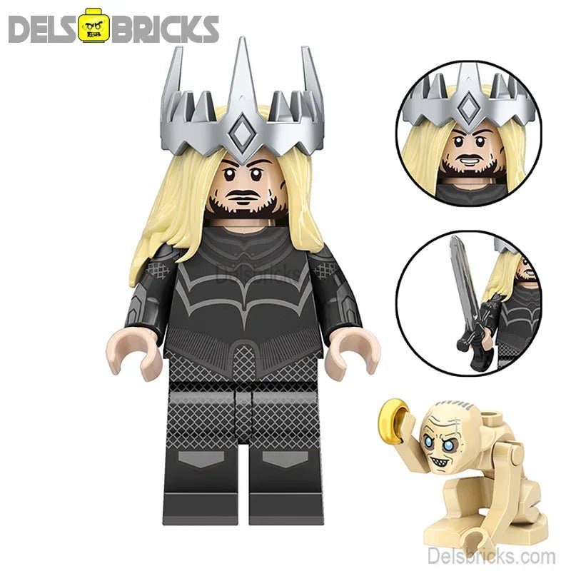 Halbrand Lord of The Rings Lego Minifigures Custom Toys (ONLINE ORDER ONLY)