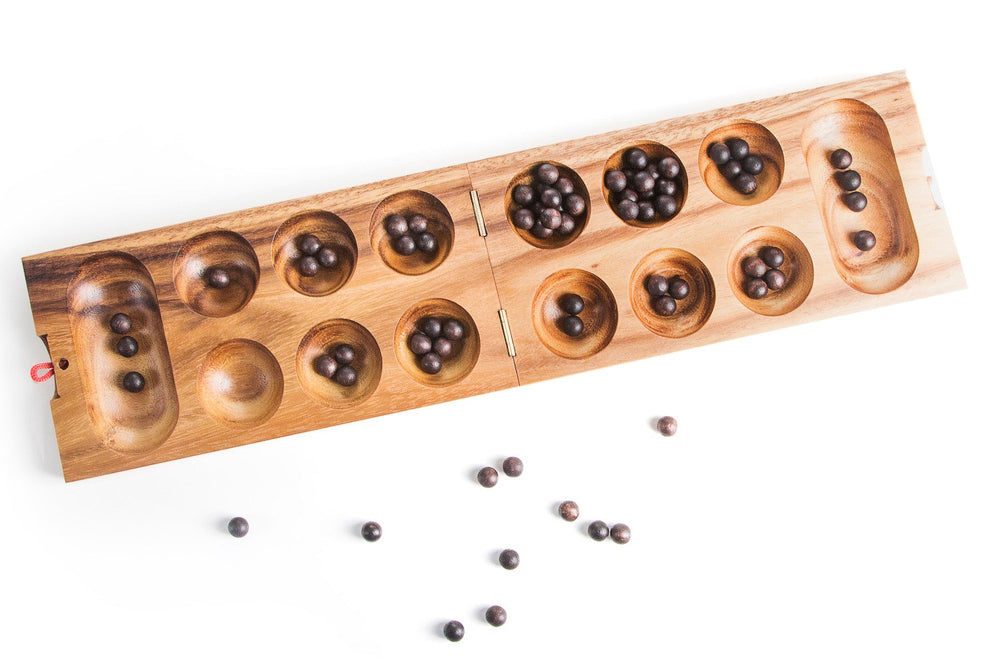 Wooden Folding Mancala Board Game (Online Order Only)