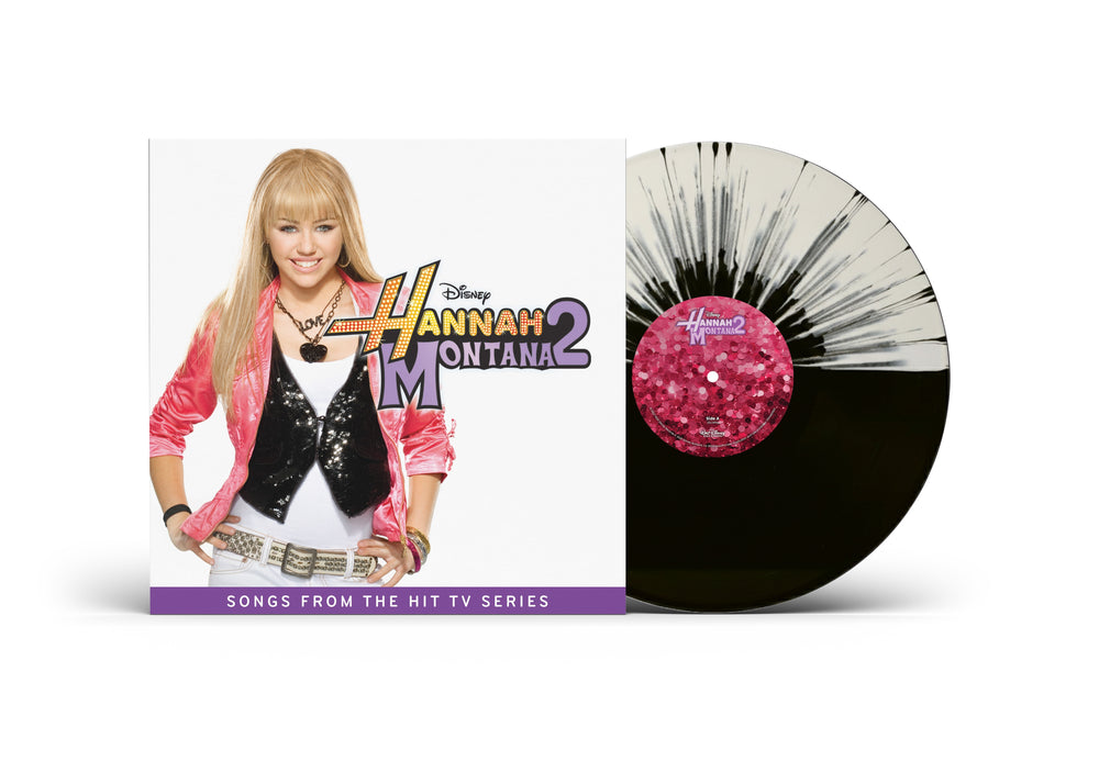 Hannah Montana 2 (Original Soundtrack) [Split Black/White Splatter Vinyl] [Vinyl]