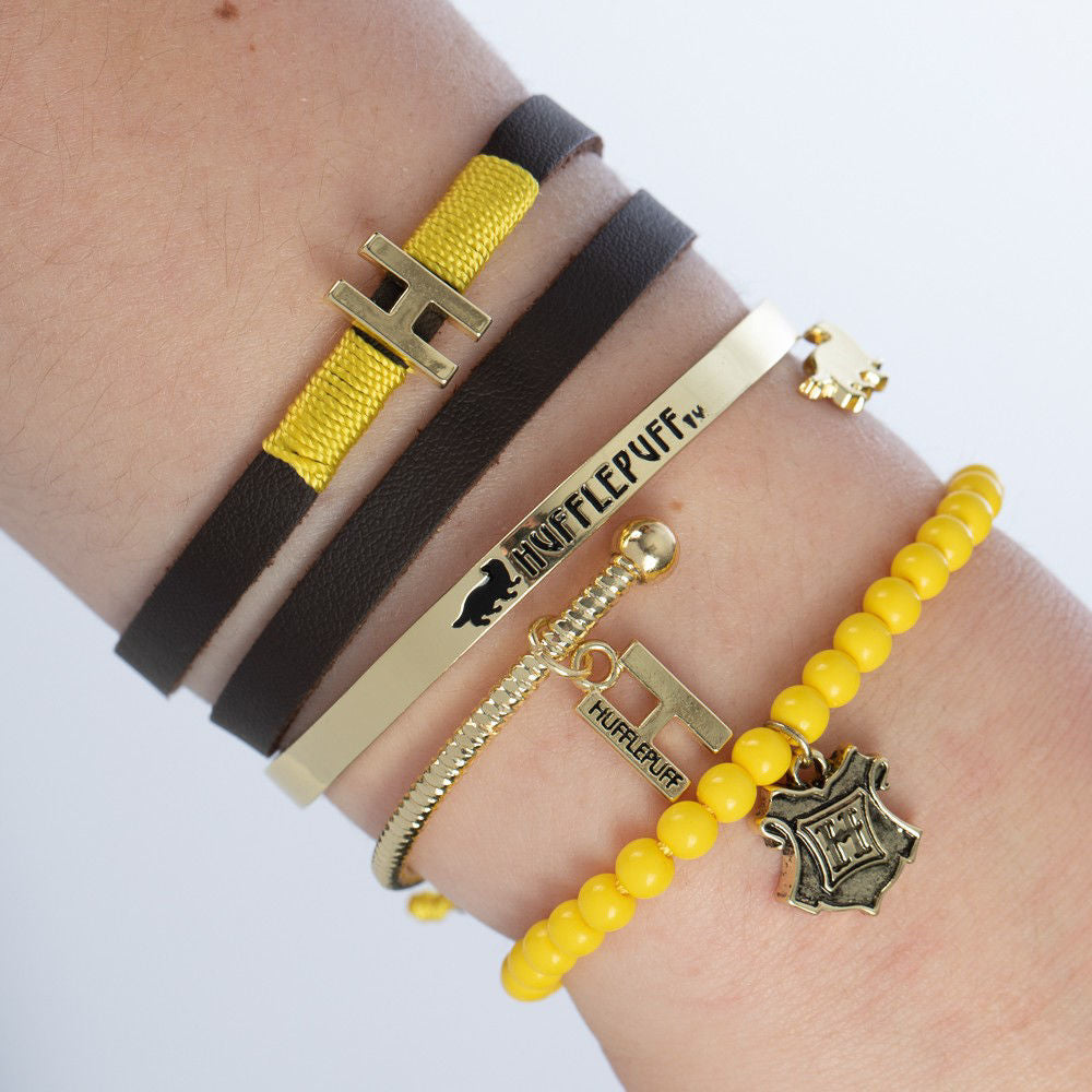 *Collective* Harry Potter - Hufflepuff House 4-Pack Friendship Bracelet Set (ONLINE ORDER ONLY)