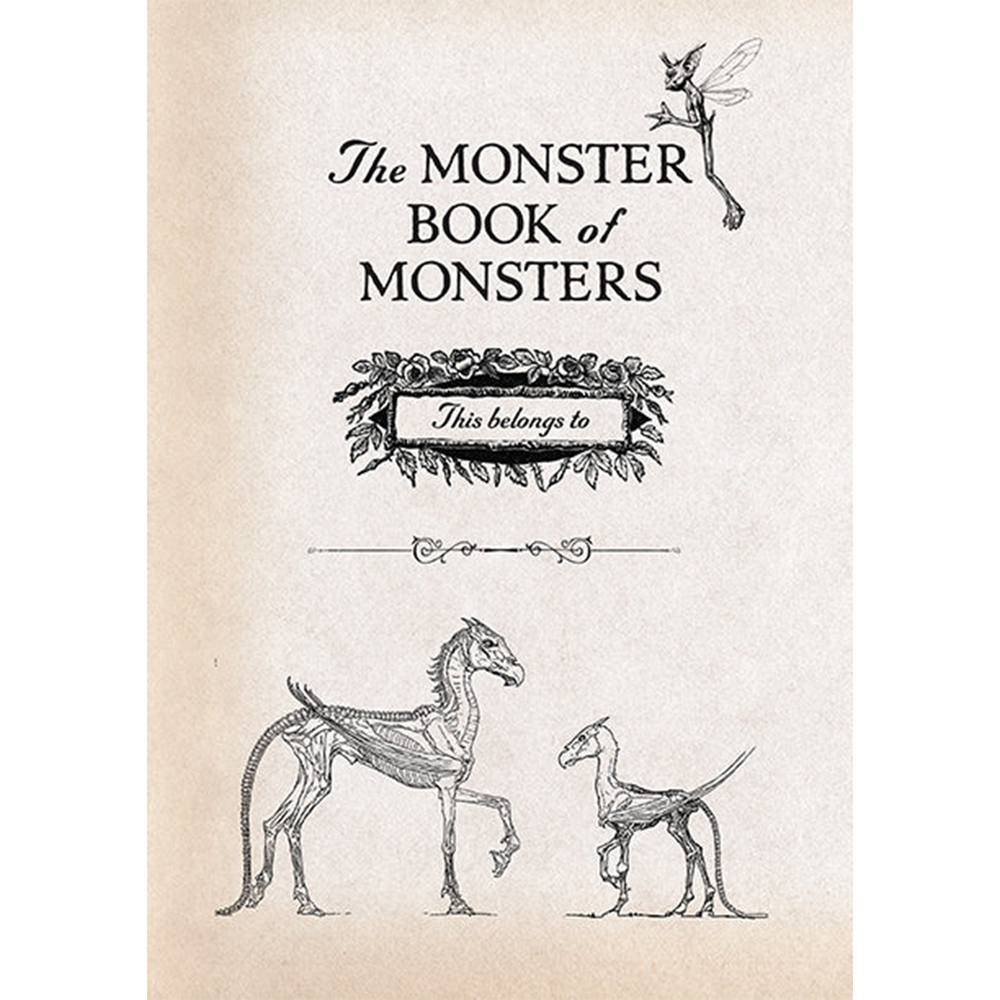 Harry Potter Monster Book of Monsters Hardcover Journal (ONLINE ORDER ONLY)