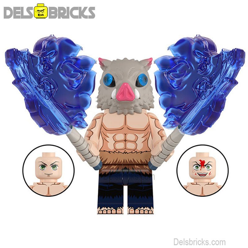 Hashibira Inosuke Demon Slayer Anime Lego Minifigures Custom Toys 2 (ONLINE ORDER ONLY)