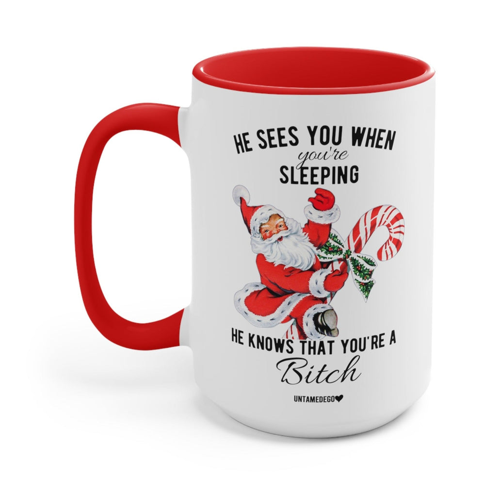 He Sees You When You're Sleeping Christmas Mug (ONLINE ORDER ONLY)