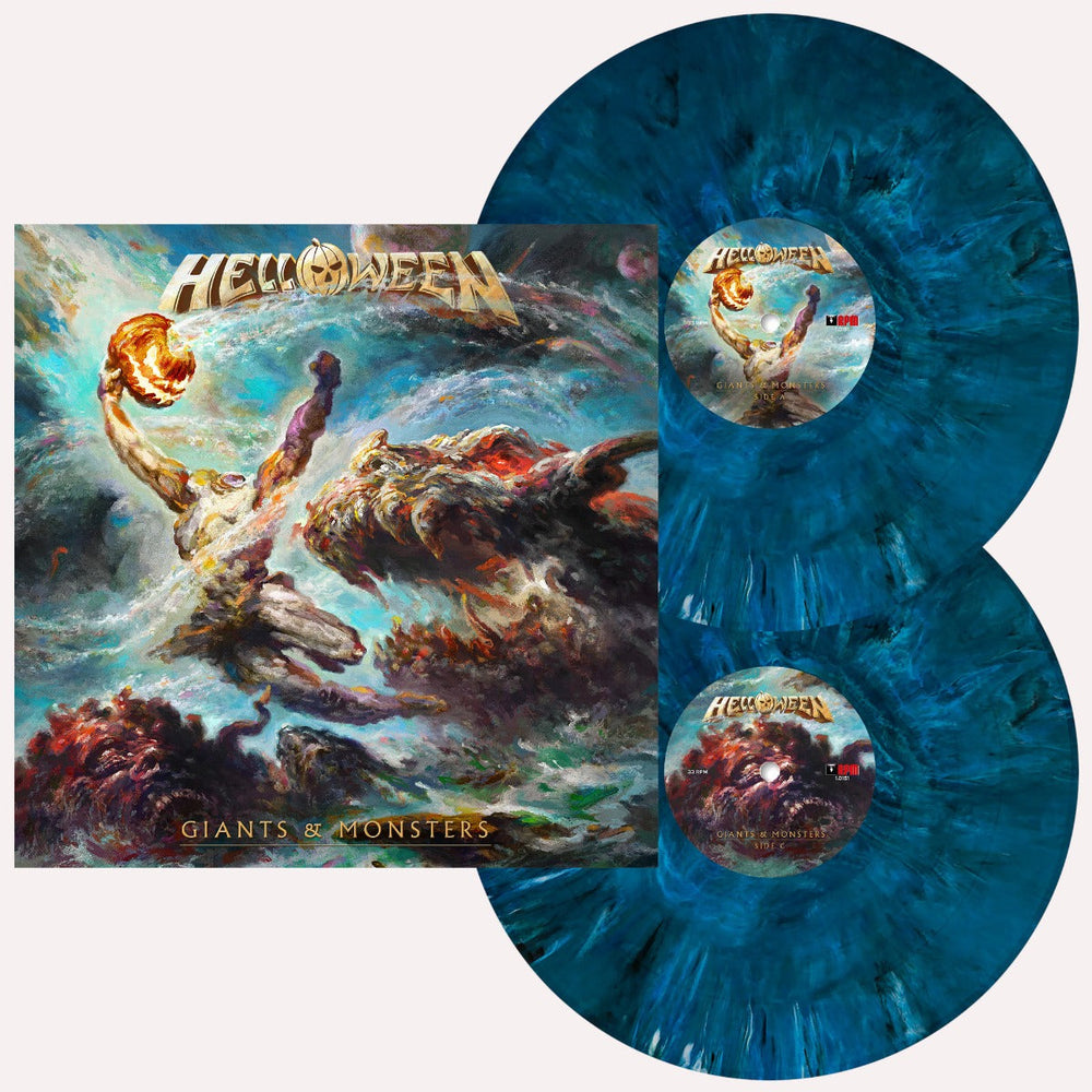 Giants & Monsters (Ocean Blue Marbled Vinyl) (Pumpkin Etching & Booklet) [2LP] [Vinyl] (ONLINE ORDER ONLY)