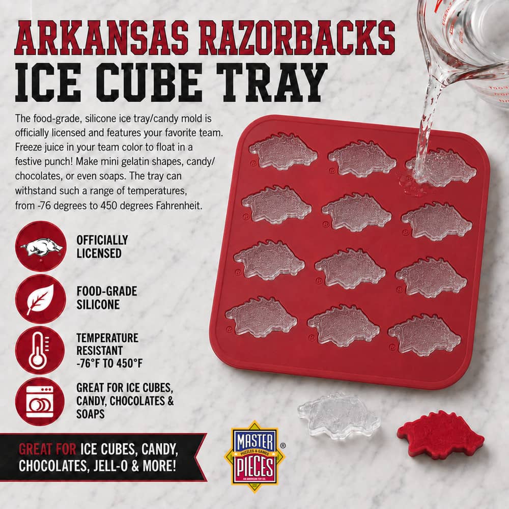 Arkansas Razorbacks Ice Cube Tray