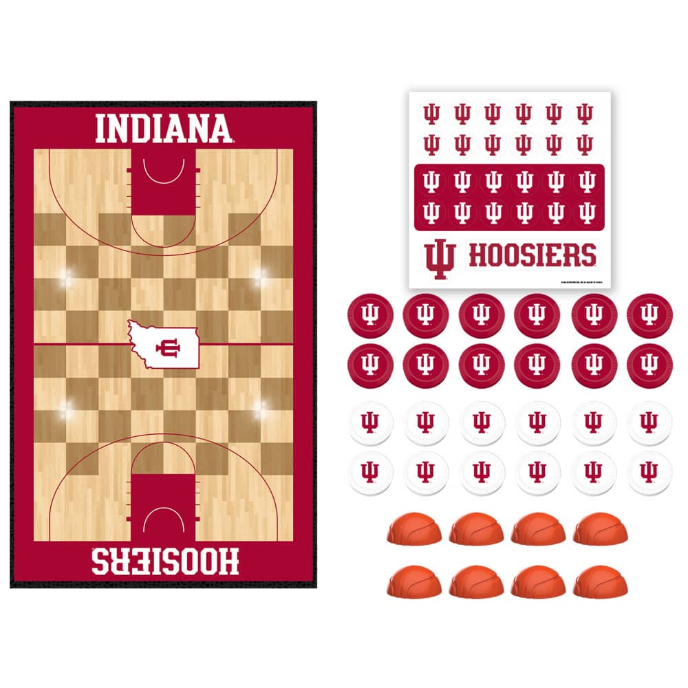 Indiana Hoosiers Checkers Board Game