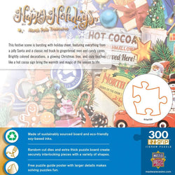 Happy Holidays - Greetings from the North Pole 300 Piece EZ Grip Jigsaw Puzzle