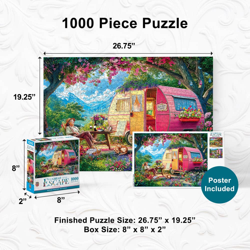 The Great Little Escape - The Bloom Buggy 1000 Piece Jigsaw Puzzle