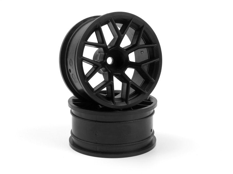 HPI Racing Sport 3 RTR 26mm Black Wheels 6mm Offset (Pair)