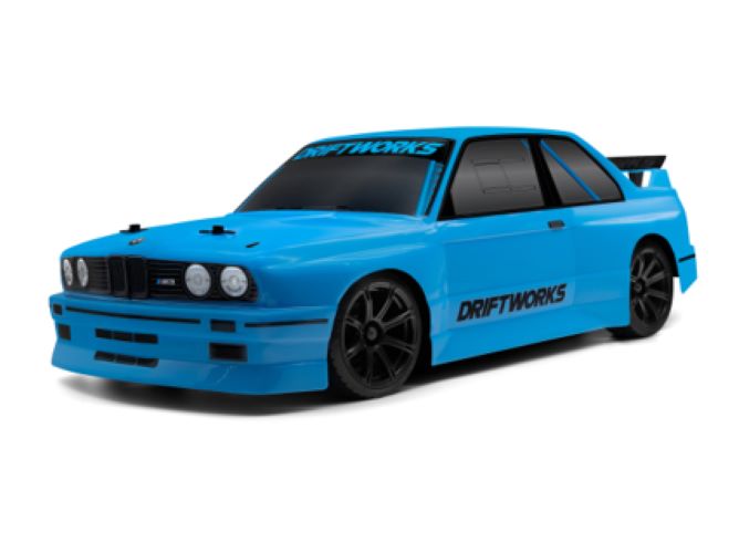 HPI Sport 3 Drift BMW E30 Driftworks 1/10 RTR 4WD Drift Car 2.4GHz Radio 7.2V Battery & (ONLINE ORDER ONLY)