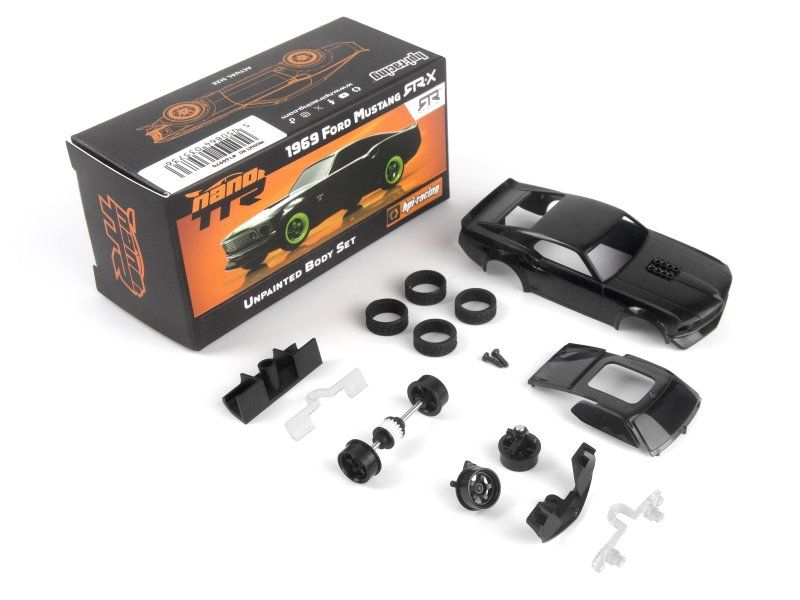 HPI Racing nano-TTR 1969 Ford Mustang RTR-X Clear Body Set