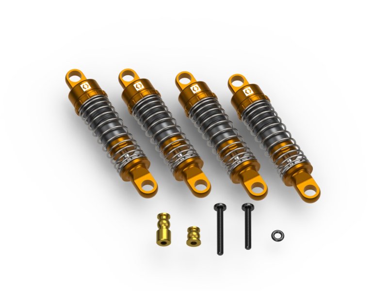 HPI Racing Aluminum Oil-Filled Shock Set (Assembled / 4pcs), 161150 (ONLINE ORDER ONLY)