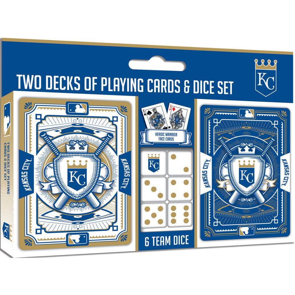 Kansas City Royals - 2-Pack Playing Cards & Dice Set
