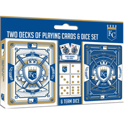 Kansas City Royals - 2-Pack Playing Cards & Dice Set
