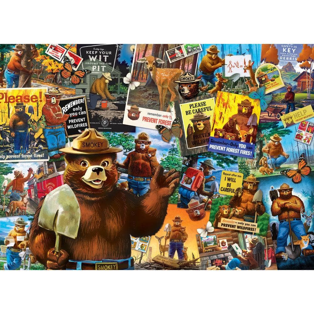 Smokey Bear Posters 1000 Piece Jigsaw Puzzle