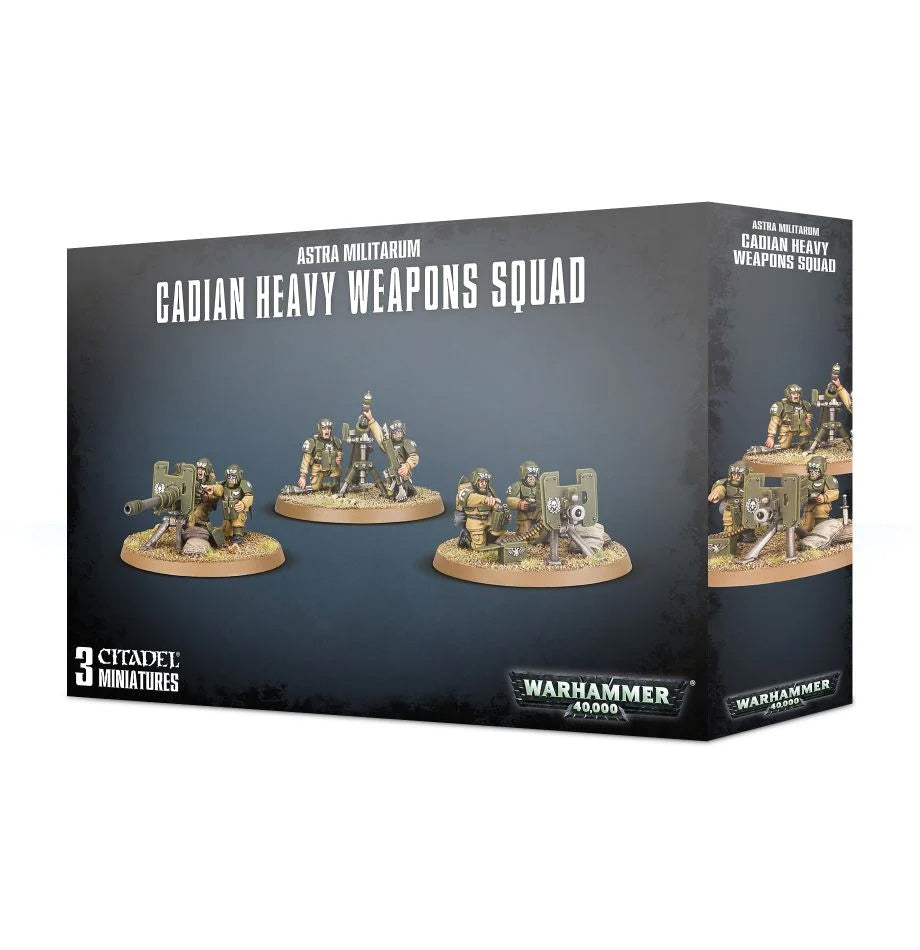 Warhammer 40k: Astra Militarum - Cadian Heavy Weapon Squad