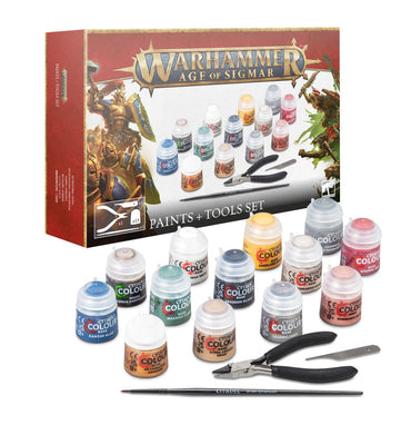 Warhammer: Age of Sigmar - Paints & Tools Set (ONLINE ORDER ONLY)