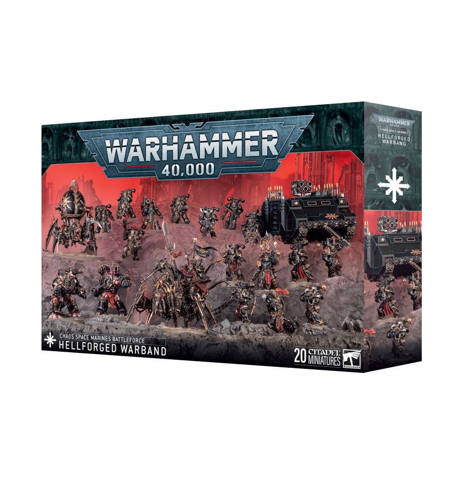 Warhammer 40K: Chaos Space Marines Battleforce - Hellforged Warband (ONLINE ORDER ONLY)