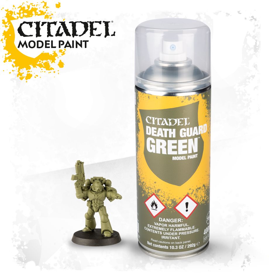 Citadel Color: Spray - Death Guard Green Spray (ONLINE ORDER ONLY)