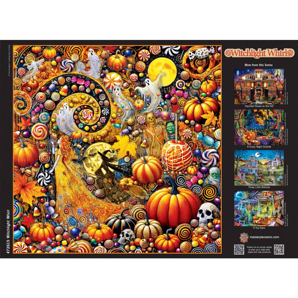 Halloween - Witchlight Whirl 1000 Piece Jigsaw Puzzle