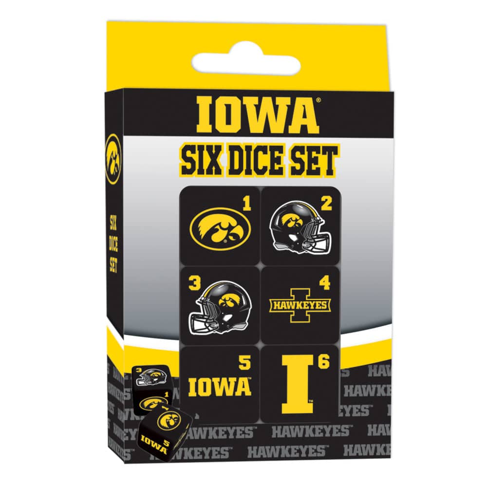 Iowa Hawkeyes Dice Set - 19mm