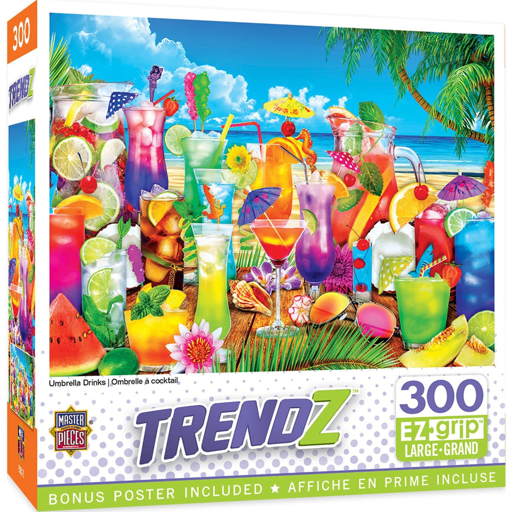 Trendz - Umbrella Drinks 300 Piece EZ Grip Jigsaw Puzzle (ONLINE ORDER ONLY)