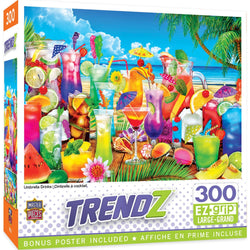 Trendz - Umbrella Drinks 300 Piece EZ Grip Jigsaw Puzzle (ONLINE ORDER ONLY)