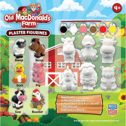 Old MacDonald's Farm - Plaster Figurine Paint Set