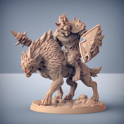 3D Printed Artisan Guild Hyenafiend Riders Bonegnasher Gnolls 28mm 32mm (Online Only)