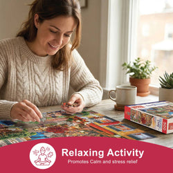 Travel Diary - Italian Afternoon 500 Piece Jigsaw Puzzle