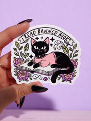 I Read Banned Books Sticker