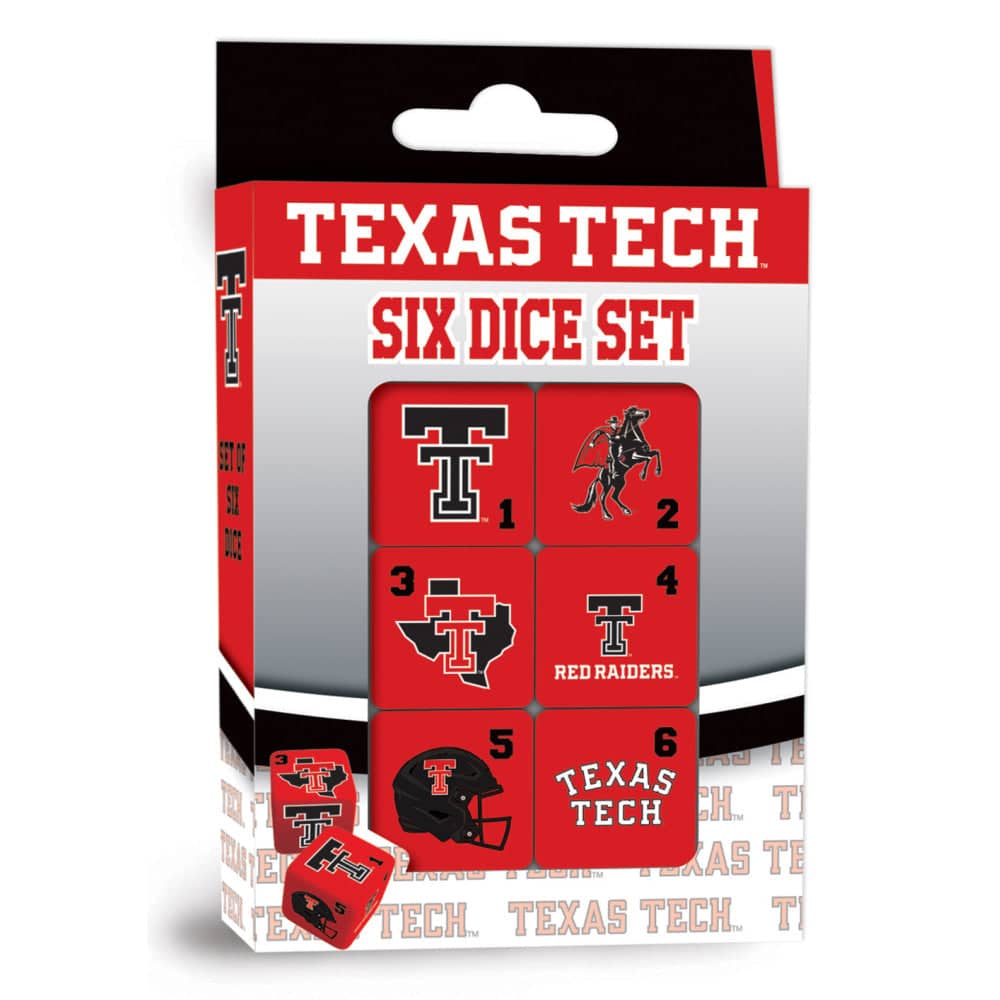 Texas Tech Red Raiders Dice Set - 19mm