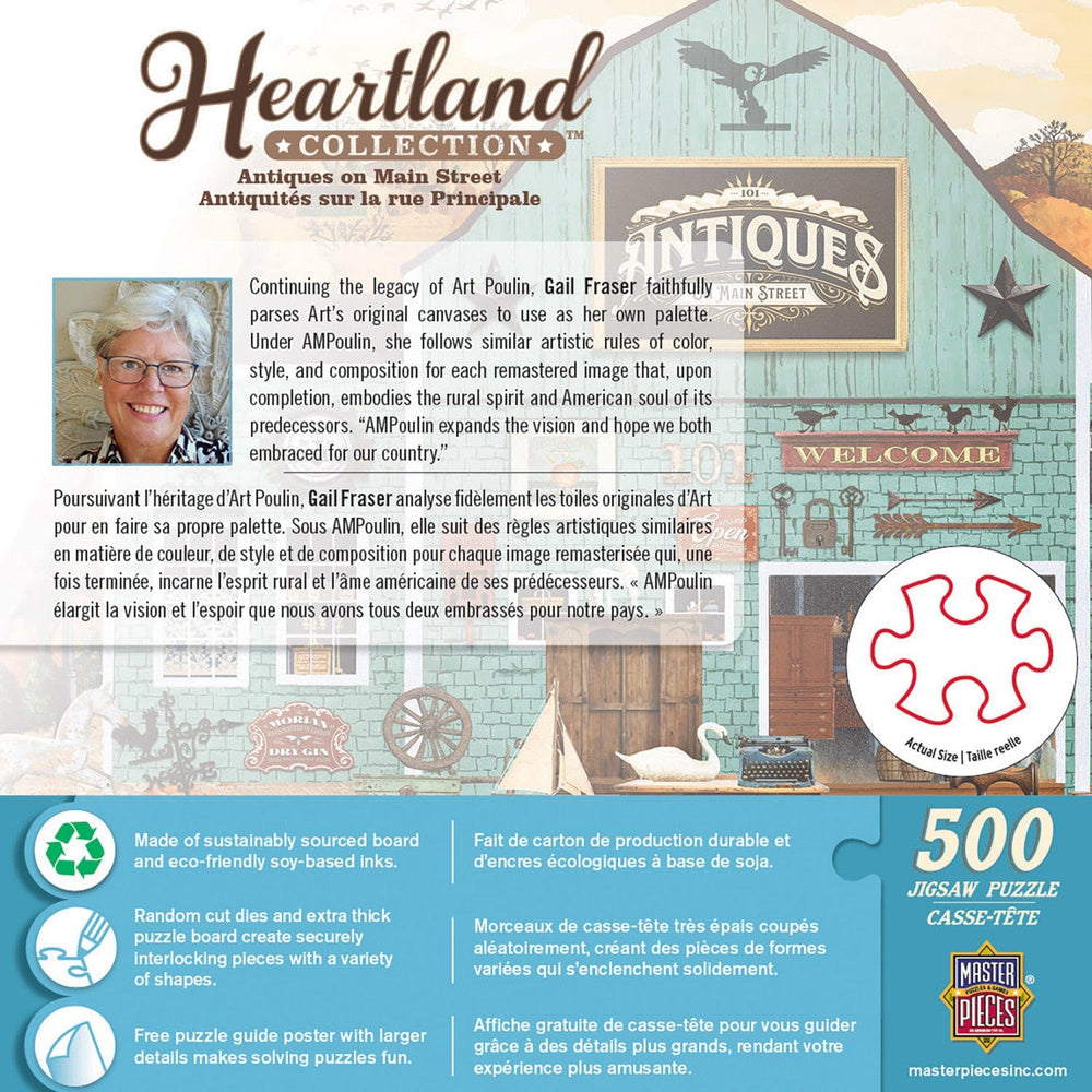 Heartland - Antiques on Main Street 500 Piece Jigsaw Puzzle