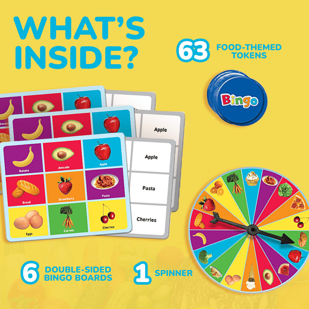 Educational - Food Bingo Game