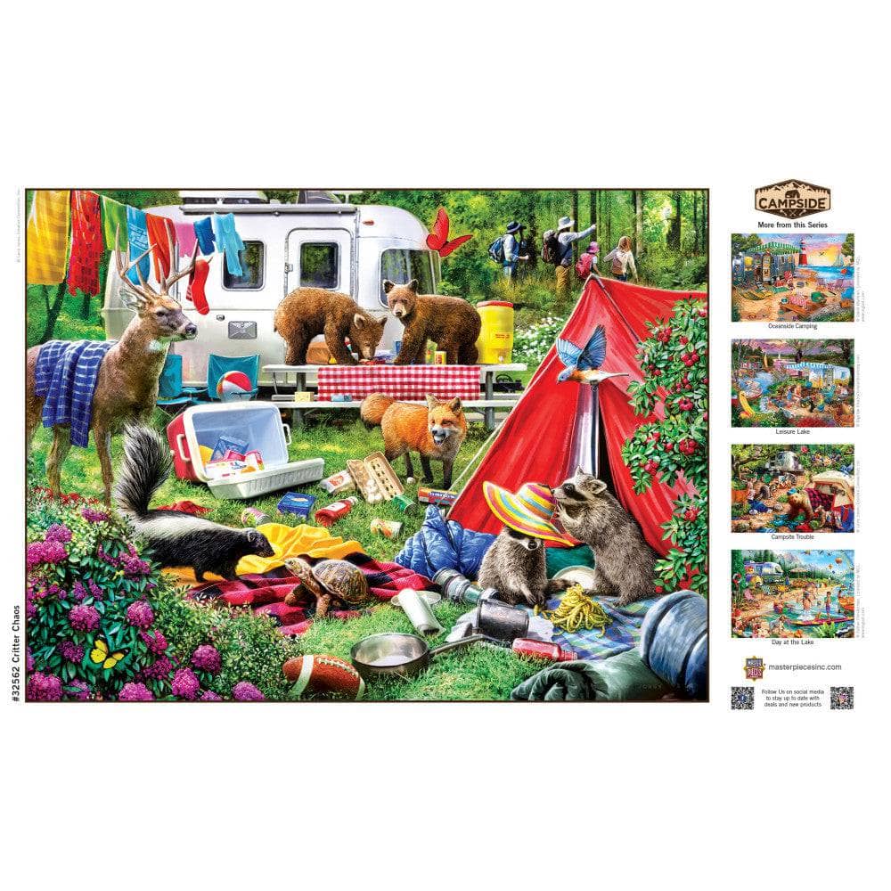 Campside - Critter Chaos 300 Piece EZ Grip Jigsaw Puzzle