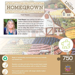 Homegrown - Fresh Flowers 750 Piece Jigsaw Puzzle