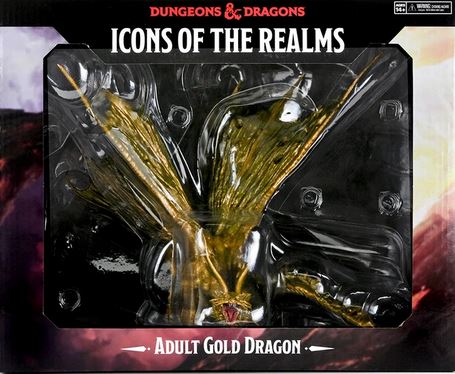 Icons of the Realms - Adult Gold Dragon (ONLINE ORDER ONLY)